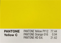 PANTONE Żółty C