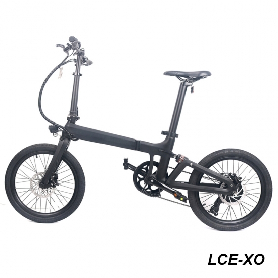 składany rower elektryczny z włókna węglowego LCE-XO 